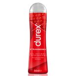   Durex Strawberry vízbázisú síkosító, eper aromával (50 ml)