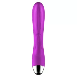   B-Series vibrátor/pulzátor, csiklóizgató ággal, melegítő funkcióval (lila)