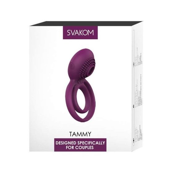 Svakom Tammy vibrációs péniszgyűrű (lila)