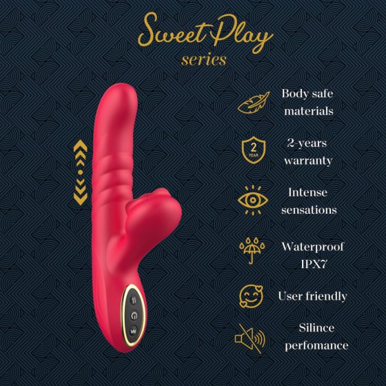 Sweet Play A2 fel-le mozgó, klitoriszágas vibrátor