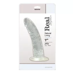 Real Rapture Earth Flavour 7" zselés dildó (18 cm)