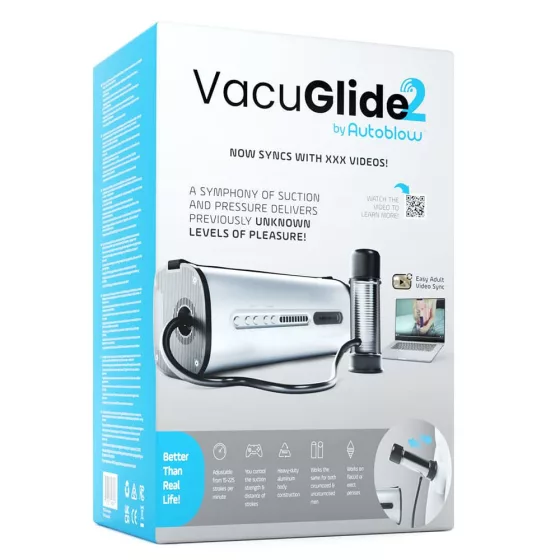 Autoblow VacuGlide 2 - vákuumos okos maszturbátor automata mozgással
