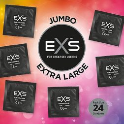 EXS Jumbo extra méretű óvszer (24 db)