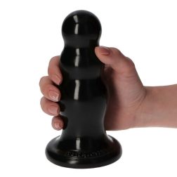 Italian Cock gömbös dildó (6" - fekete)
