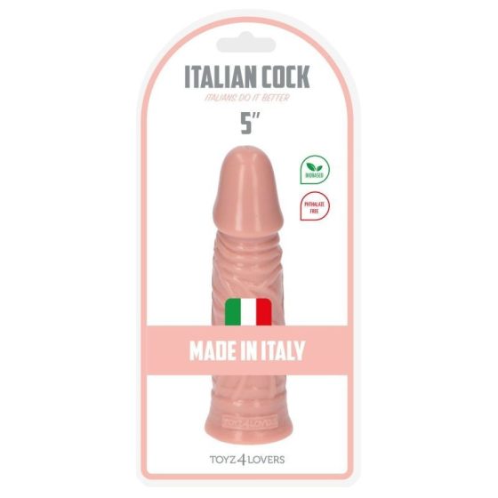 Italian Cock dildó (5" - világos bőrszín)