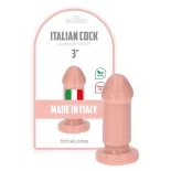 Italian Cock – mini dildó (3", világos bőrszín)