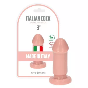 Italian Cock – mini dildó (3", világos bőrszín)