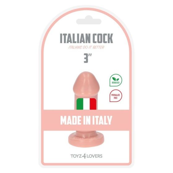 Italian Cock mini dildó (3" - világos bőrszín)