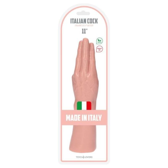 Italian Cock kézfej fistinghez (világos bőrszín)