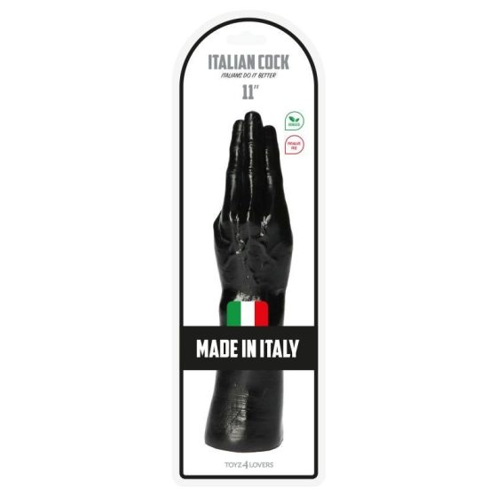 Italian Cock kézfej fistinghez (fekete)