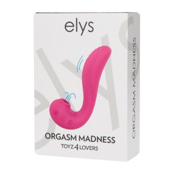 Elys Orgasm Madness vibrátor/pulázor, léghullámos csiklóizgatóval