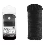 Sex Extra – bondage kötél (fekete, 10 méter)
