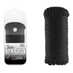 Sex Extra bondge kötél (fekete - 10 méter)