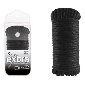 Sex Extra bondge kötél (fekete - 10 méter)