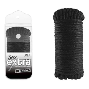 Sex Extra – bondage kötél (fekete, 10 méter)
