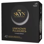   Skyn – Unknown Pleasures+ latexmentes óvszer, különleges tulajdonságokkal (42 db)