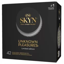   Skyn – Unknown Pleasures+ latexmentes óvszer, különleges tulajdonságokkal (42 db)