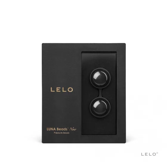 Lelo Luna Beads Noir 2 darab prémium gésagolyó, belső ballasztgolyóval (mini)