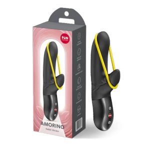 Fun Factory – Amorino vibrátor klitoriszággal (fekete)