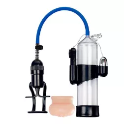   Pump Up kétujjas péniszpumpa, vibrációval, vagina nyílással