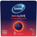 Unimil Max Love Time Control késleltetős óvszer (3 db)