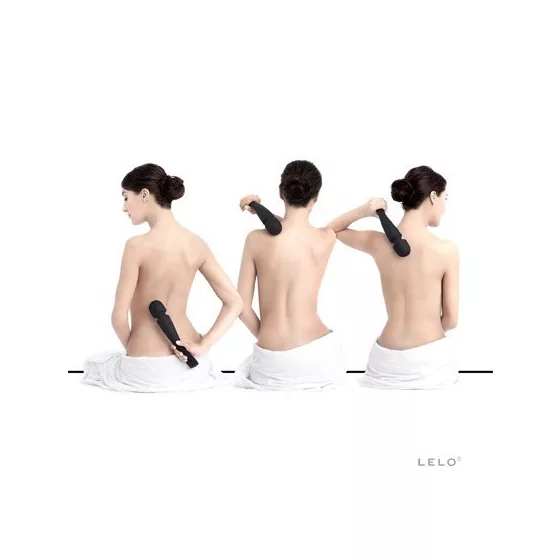 Lelo Smart Wand akkumulátoros masszírozó, nagy méret (fekete)