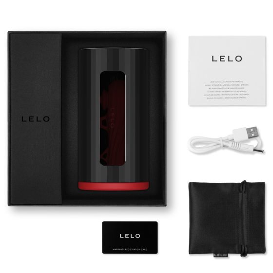 Lelo F1s V2 szónikus maszturbátor (APP-os) (piros betéttel)