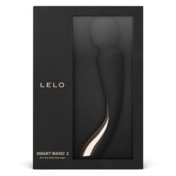   Lelo Smart Wand 2. akkumulátoros masszírozó, közepes méret (fekete)