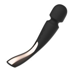   Lelo Smart Wand 2. akkumulátoros masszírozó, közepes méret (fekete)