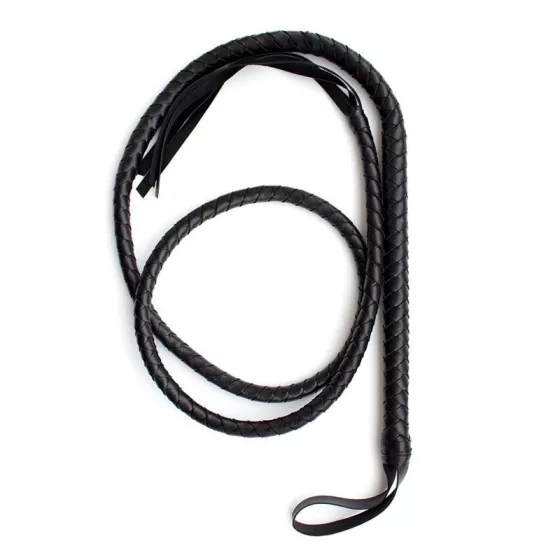 Fetish – hosszú fonott korbács (200 cm)