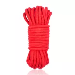 LateToBed – bondage kötél (piros, 5 méter)