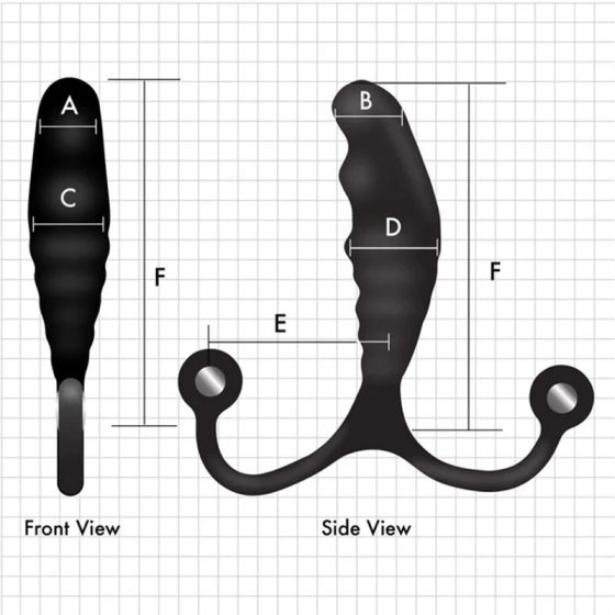 Aneros PSY prosztata dildó, alaktartó alsó ágakkal