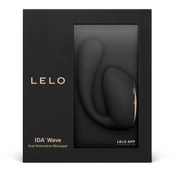   Lelo Ida Wave kétmotoros vibrátor, rotáló szárral (fekete) (APP-os)