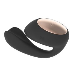   Lelo Ida Wave kétmotoros vibrátor, rotáló szárral (fekete) (APP-os)