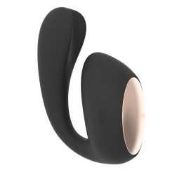   Lelo Ida Wave kétmotoros vibrátor, rotáló szárral (fekete) (APP-os)