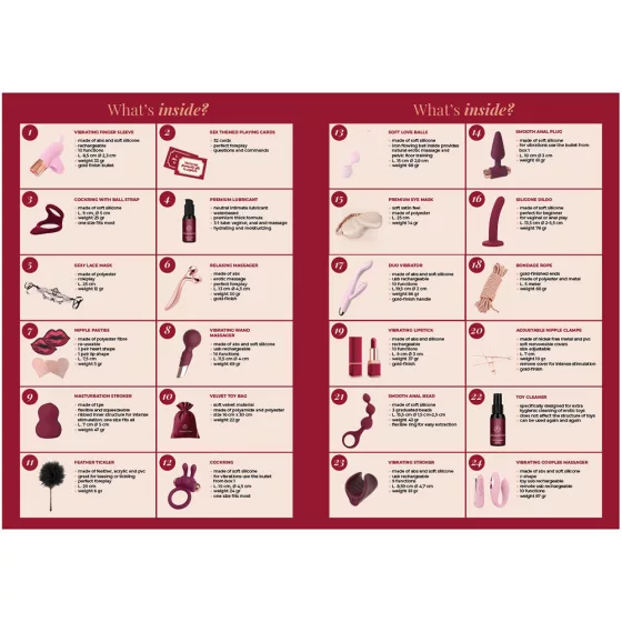 Dream Toys – Sexy Calendar - adventi naptár (24 darabos készlet)