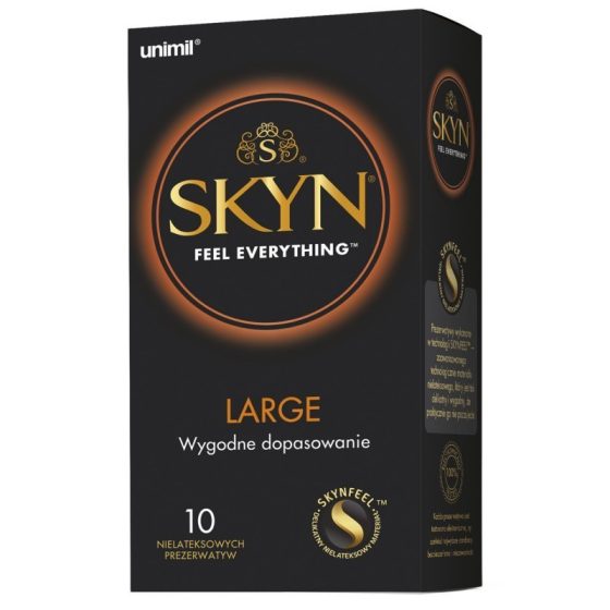 Skyn Large 10 db latex mentes, nagyméretű óvszer