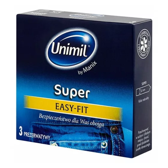 Unimil – Super Easy-Fit óvszer (3 db)