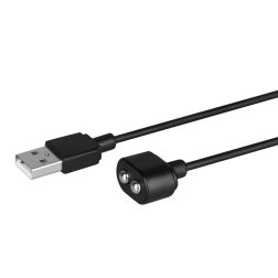 Satisfyer mágneses, USB-s töltőkábel (fekete)