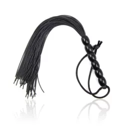Toyz4Lovers – Gumiszálas mini korbács (fekete)