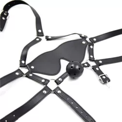   Toyz4Lovers – Fejhám szájpeckelő golyóval és szemmaszkkal