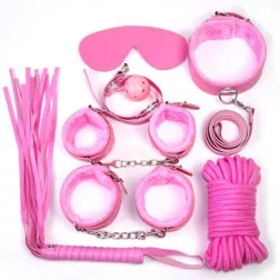 Toyz4Lovers – 12 részes bondage készlet (rózsaszín)