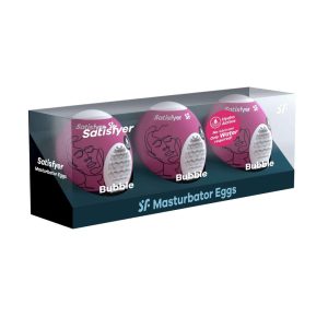 Satisfyer Egg Bubble mini maszturbátor (3 db-os szett)