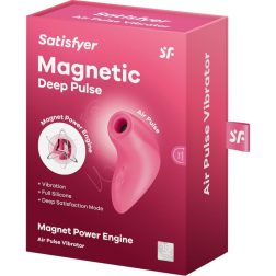   Satisfyer Magnetic Deep Pulse léghullámos csiklóizgató (pink)