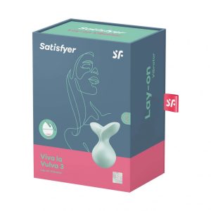 Satisfyer Viva La Vulva 3. vibrációs csikóizgató (zöld)