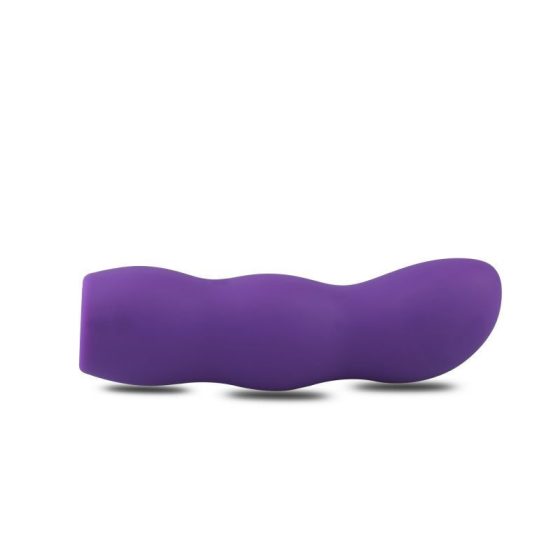 Toyz 4 Lovers strap-on hám, hullámos dildóval (lila)