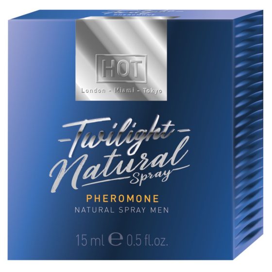 HOT Twilight Natural hölgyekre ható, illatmentes feromonos permet (15 ml)