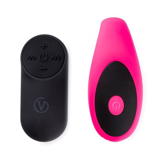 Virgite E12 kétmotoros párvibrátor, távirányítóval (pink)