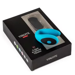   Virgite E12 kétmotoros párvibrátor, távirányítóval (kék).