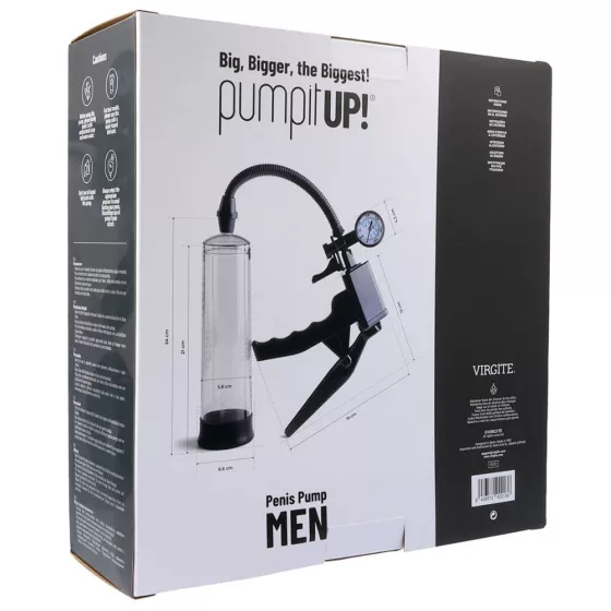 Pump It Up! – pisztoly típusú péniszpumpa nyomásmérővel